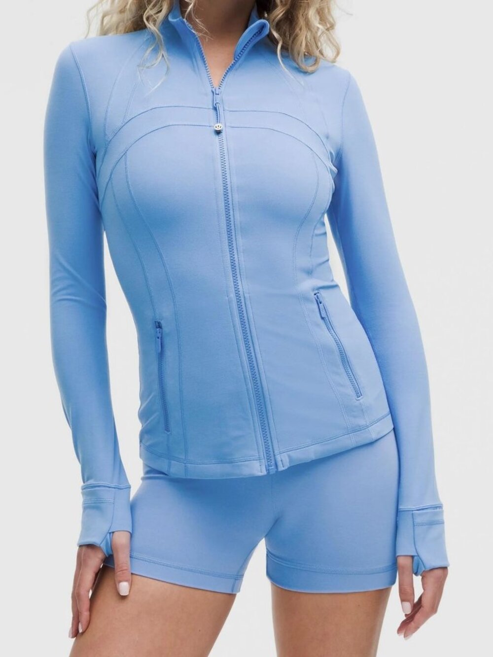 Lululemon Define Jacket Nulu Pool Party Blue Size 0